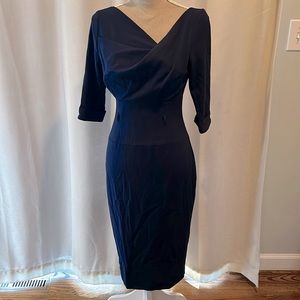 Black Halo NWT Jackie O dress navy